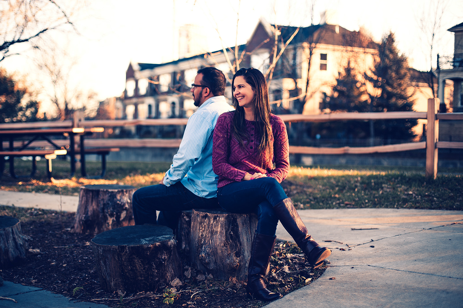 Juliano and Laise at the Mississipi River